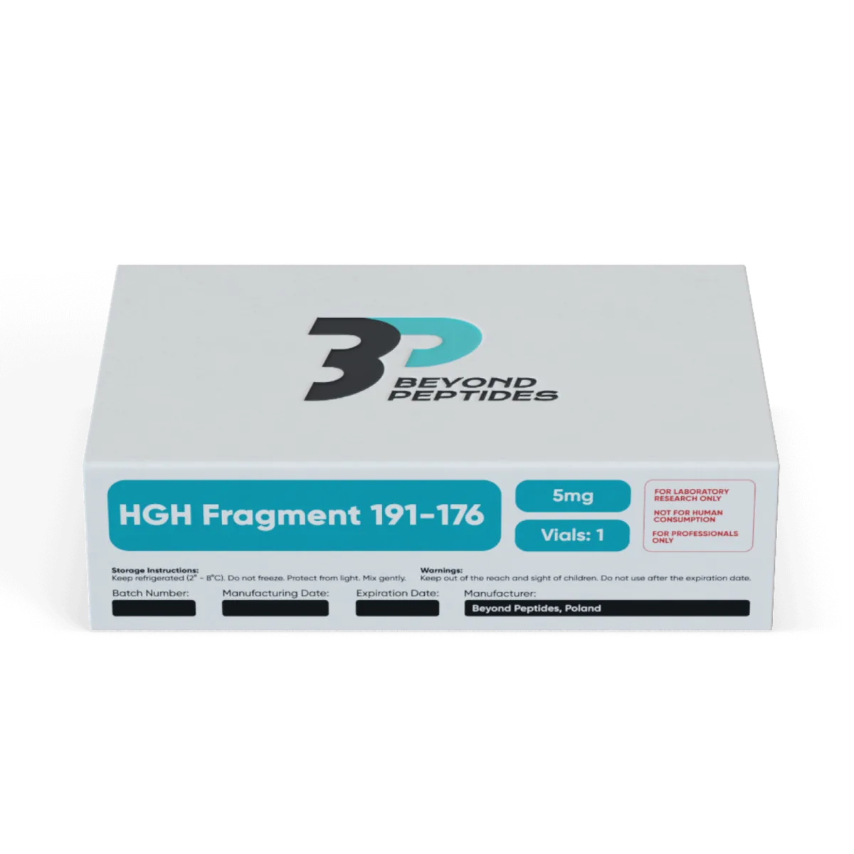 BeyondPeptides-ProductVis-vA12-t-BoX1FrontClosed-HGH_Fragment_191_176-GPUPD2K.webp HGH Fragment 176-191 Peptide - Image 4