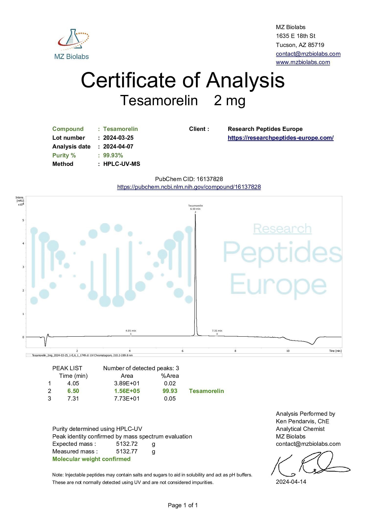 COA_Tesamorelin_2mg_2024-04-14-1-pdf.jpg Tesamorelin 5mg - Image 2